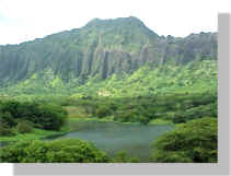 Hoomaluhia, Puu Lanihule in Background, Kaneohe