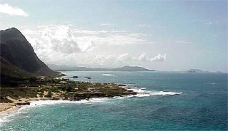 Waimanalo, from Makapuu, Oahu, Hawaii picture taken by ATAH.NET photographer for www.digital-picture-gallery.com