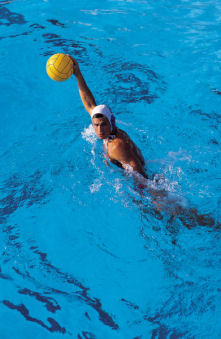 Water Polo in large Olympic style pool